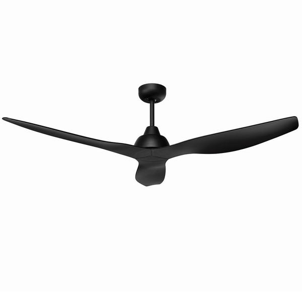 Product image of Bahama Ceiling Fan in Black with 3 Black ABS Blades