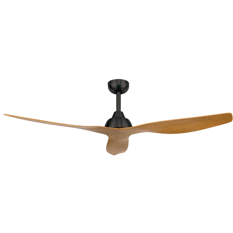 Product image of Bahama Ceiling Fan in Charcoal with 3 Maple Finish ABS Blades