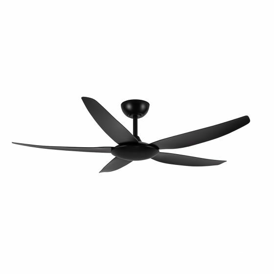Product image of Amari Ceiling Fan in Black with 5 Black ABS Blades