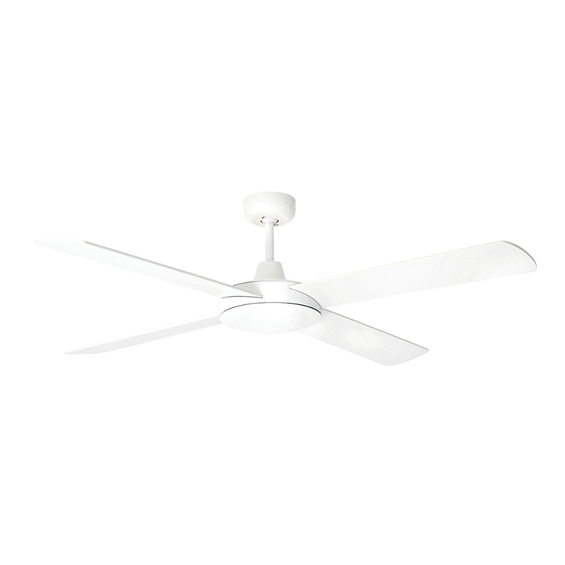 Product image of Tempest White Ceiling Fan with 4 White Blades