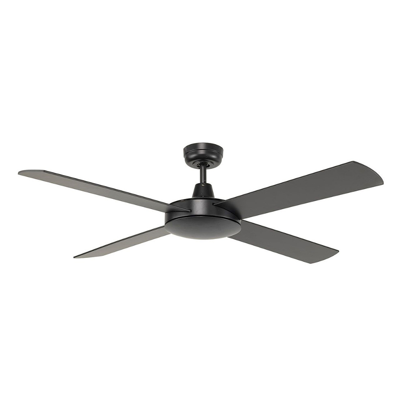 Product image of Tempest Black Ceiling Fan with 4 Black Blades