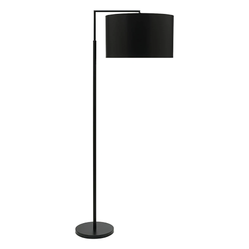 Kadinia Floor Lamp Black with Black Shade