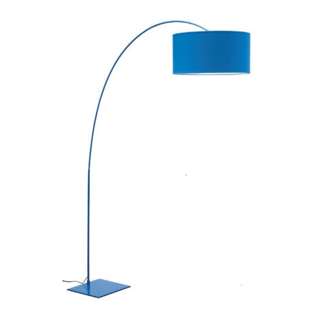 Product image of Thurlow Arch Floor Lamp with Shade in Blue