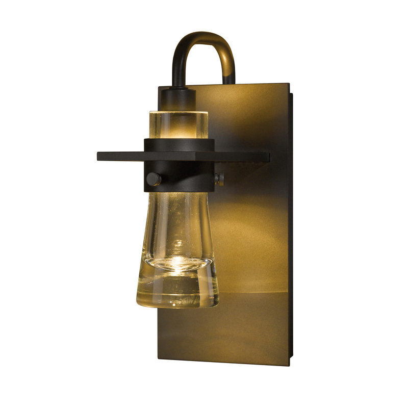 Erlenmeyer 207710 Bronze Wall Light with Clear Glass