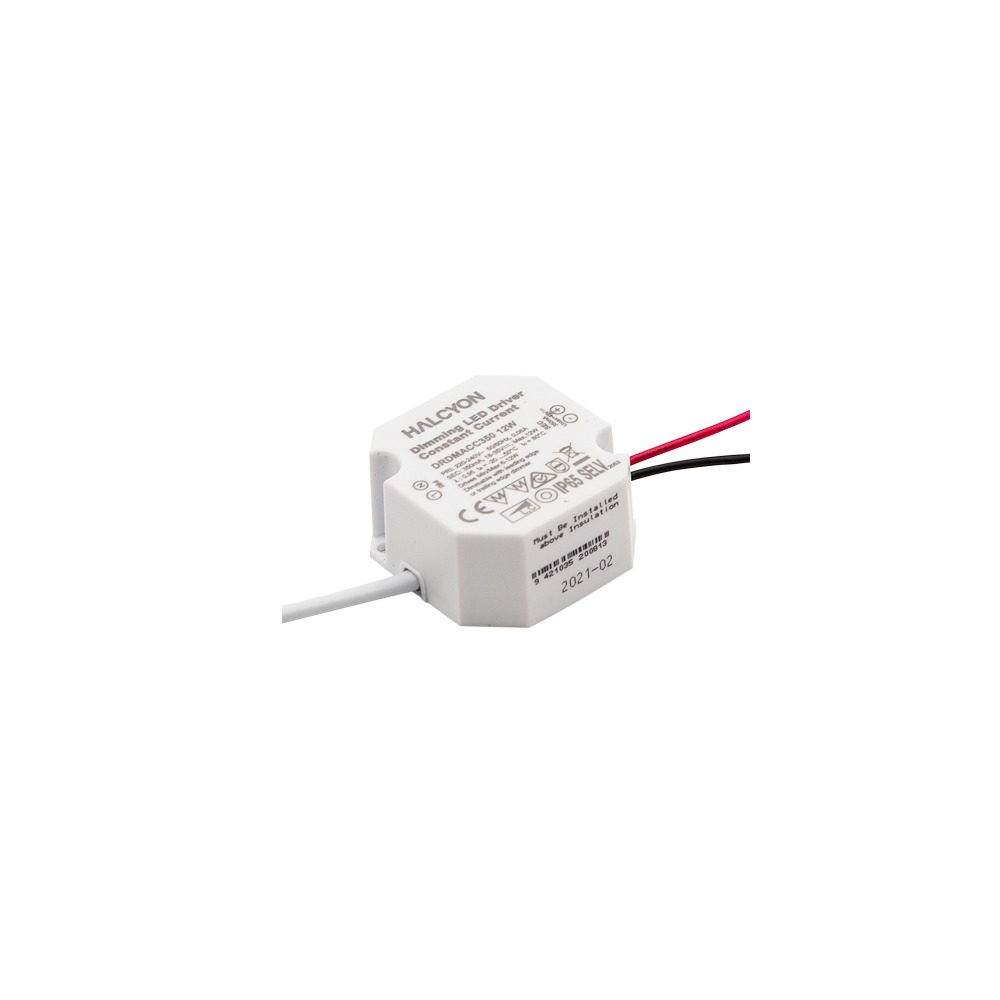 DRDMACC350 12W Dimmable IP65 350ma LED Driver