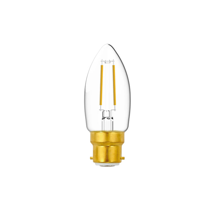 Product Image of B22 LED Candle Clear 250 lumens 2W
