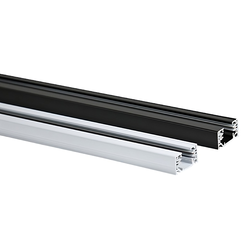 Product image of HT LED Track showing section of black or white track