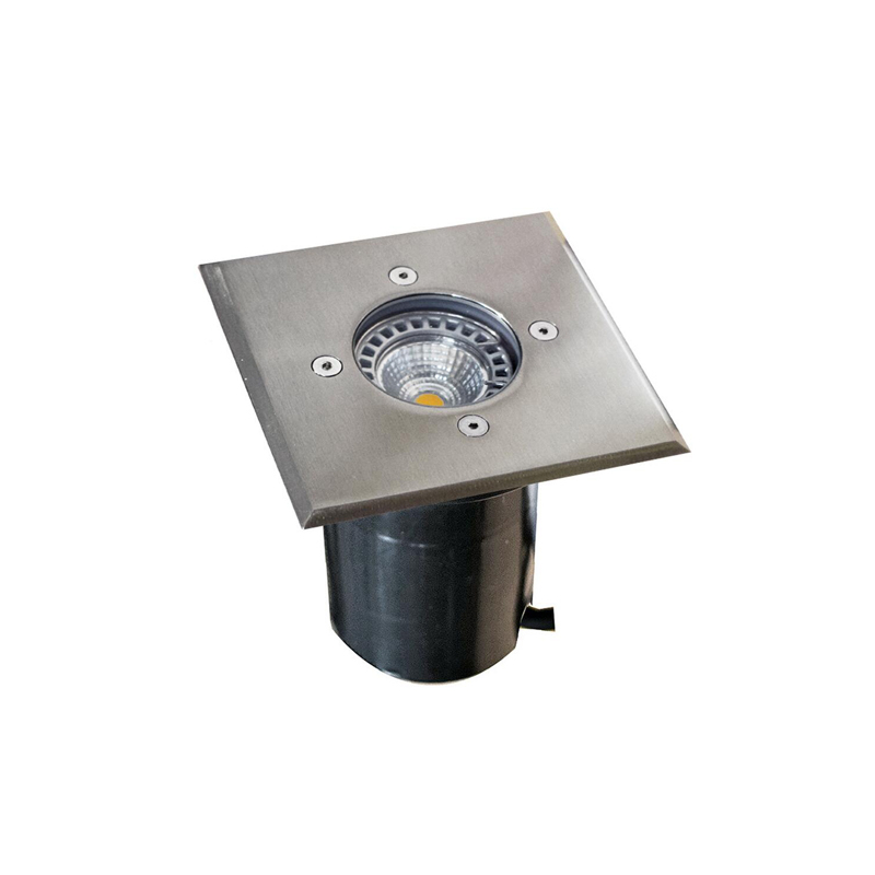 Prolite Inground Uplight GU10 Square Stainless Steel