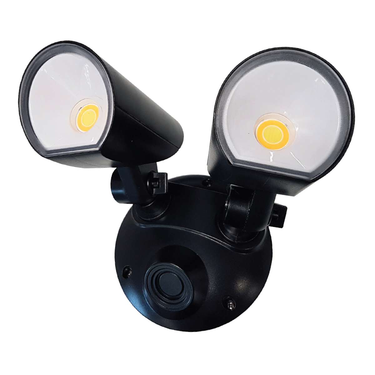 LHT1056 Simx Twin LED Exterior Spots Black