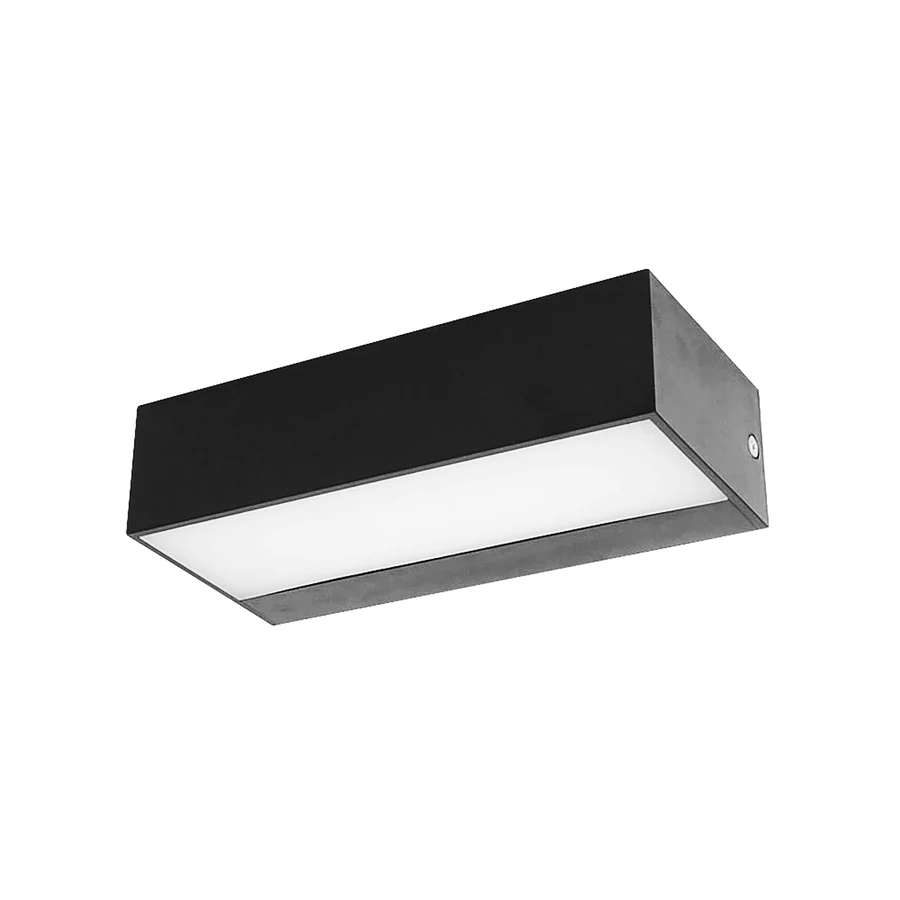 LUD1701-BK - LED Exterior Wall Up Down Light IP65 Black