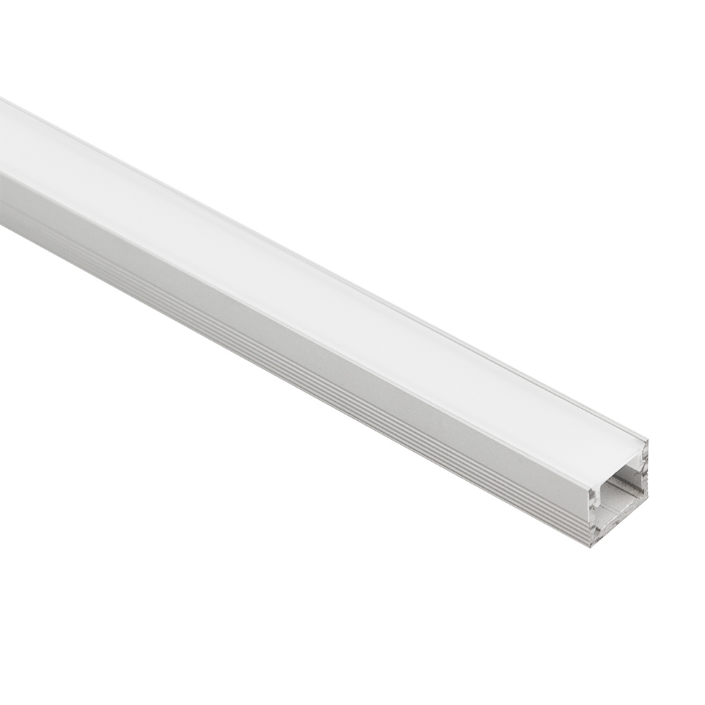LXT02 Deep Aluminium Extrusion with Opal Diffuser