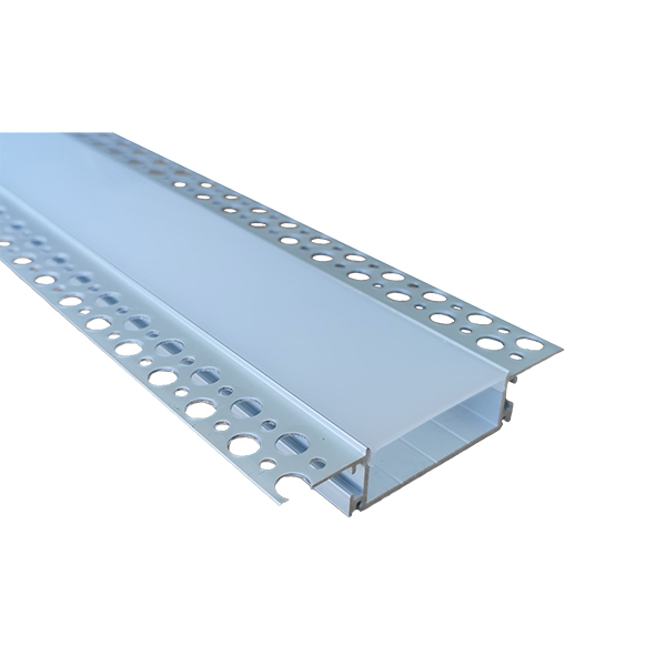 LXT34 Recessed Plaster Extrusion with Opal Diffuser
