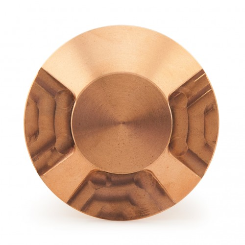 M4 Inground Path light 3 Way Solid Copper-Top Down
