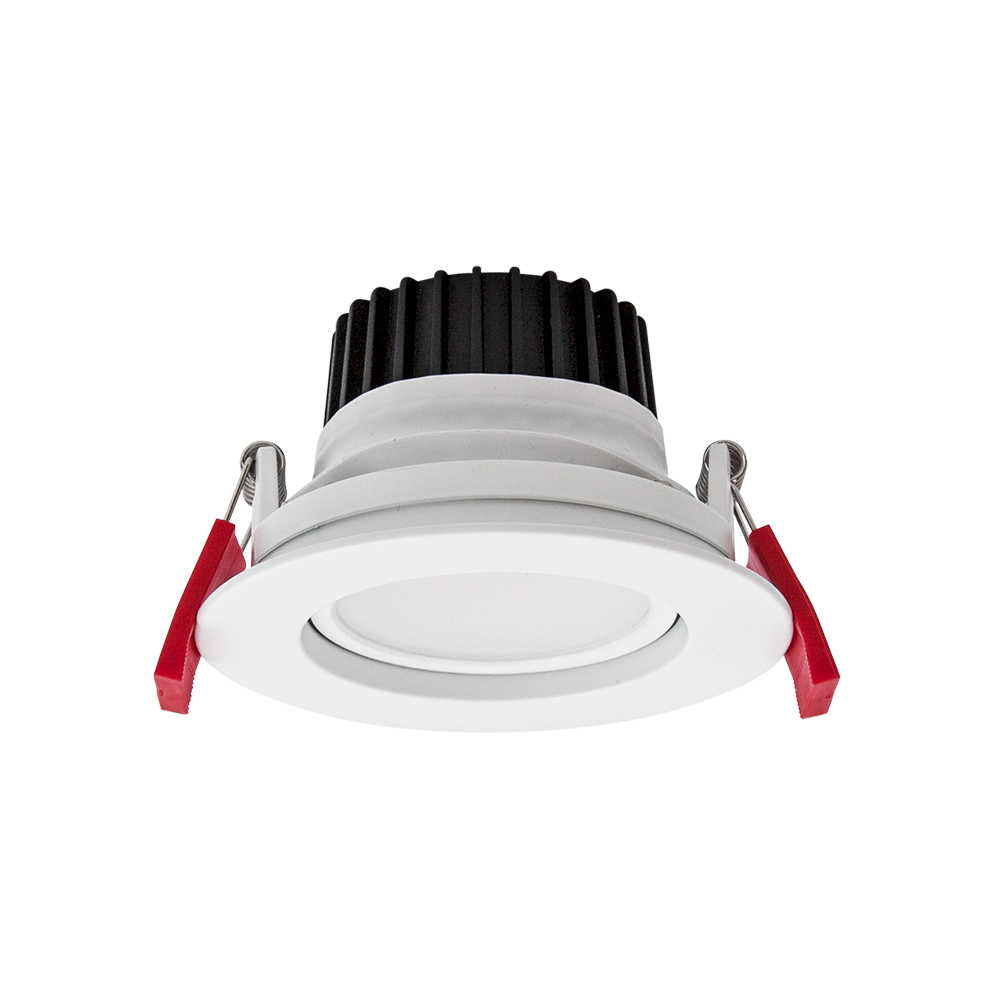 R773 - IC LED Tilt Downlight with Diffuser and White Trim