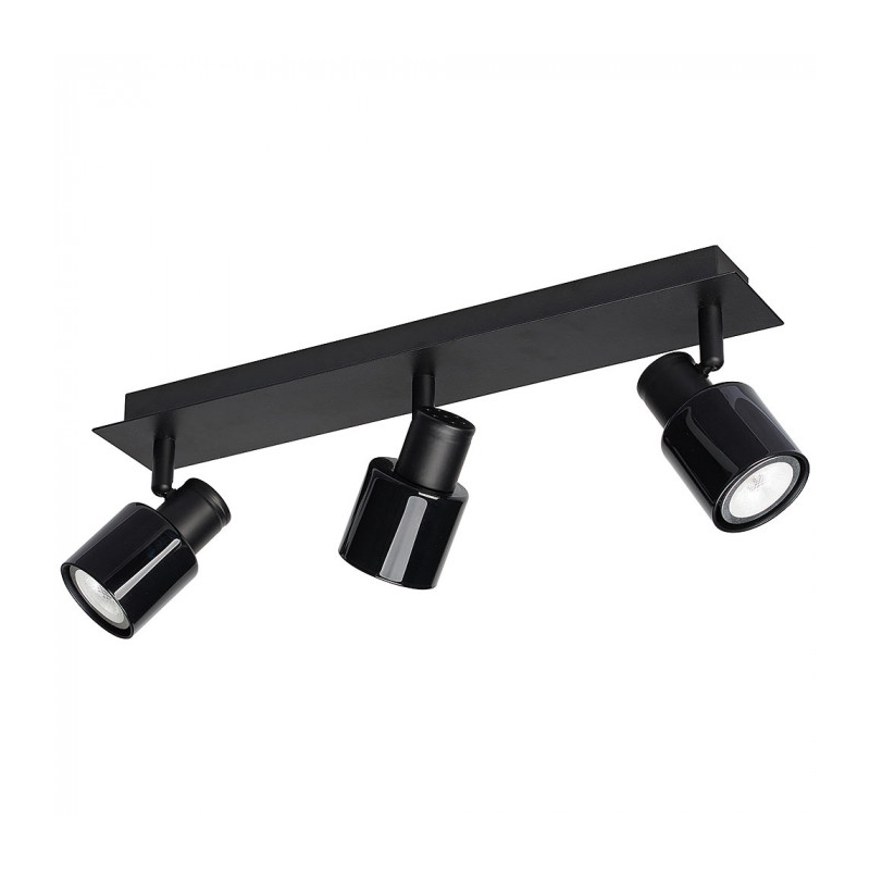 SK-B3 Black 3 on bar LED spots for wall or ceiling