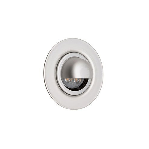 moonscape 12V LED eyelid step light for decks and exterior annodised silver
