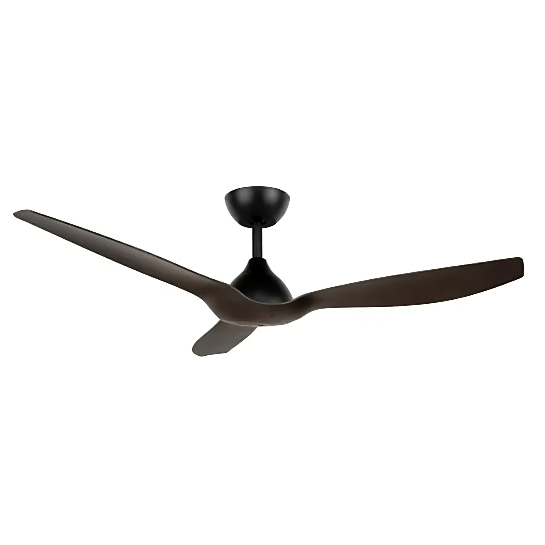 Product image of Durban 58 inch DC Ceiling Fan for Living Rooms Black with Walnut Wood Blades