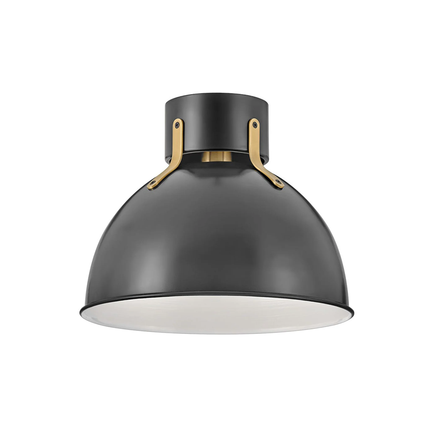 Product image of Argo Ceiling Light Black with Brass Accents