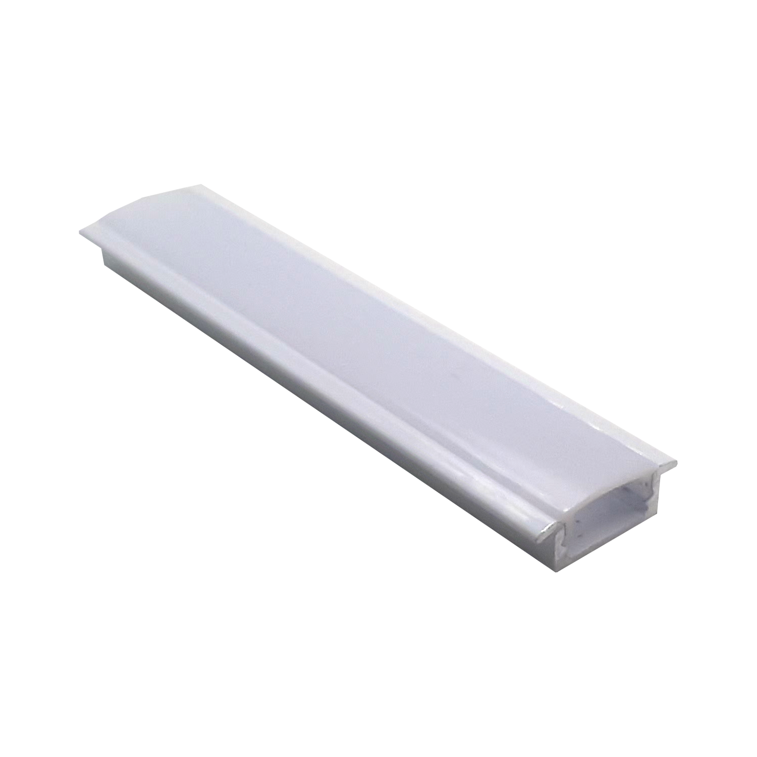 Product image of LXT13 White Shallow Extrusion with wings for LED Strip
