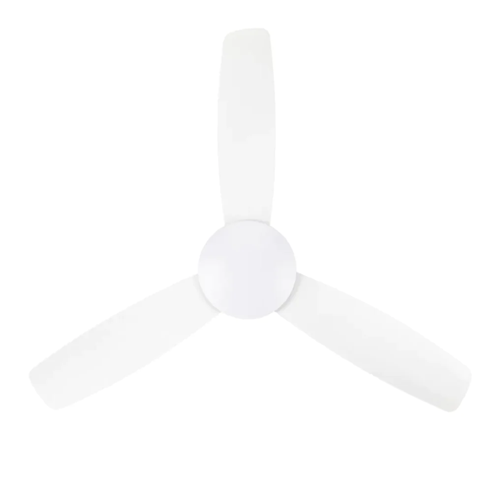 Product image of Mascot DC 52" Ceiling Fan White looking up at the blades