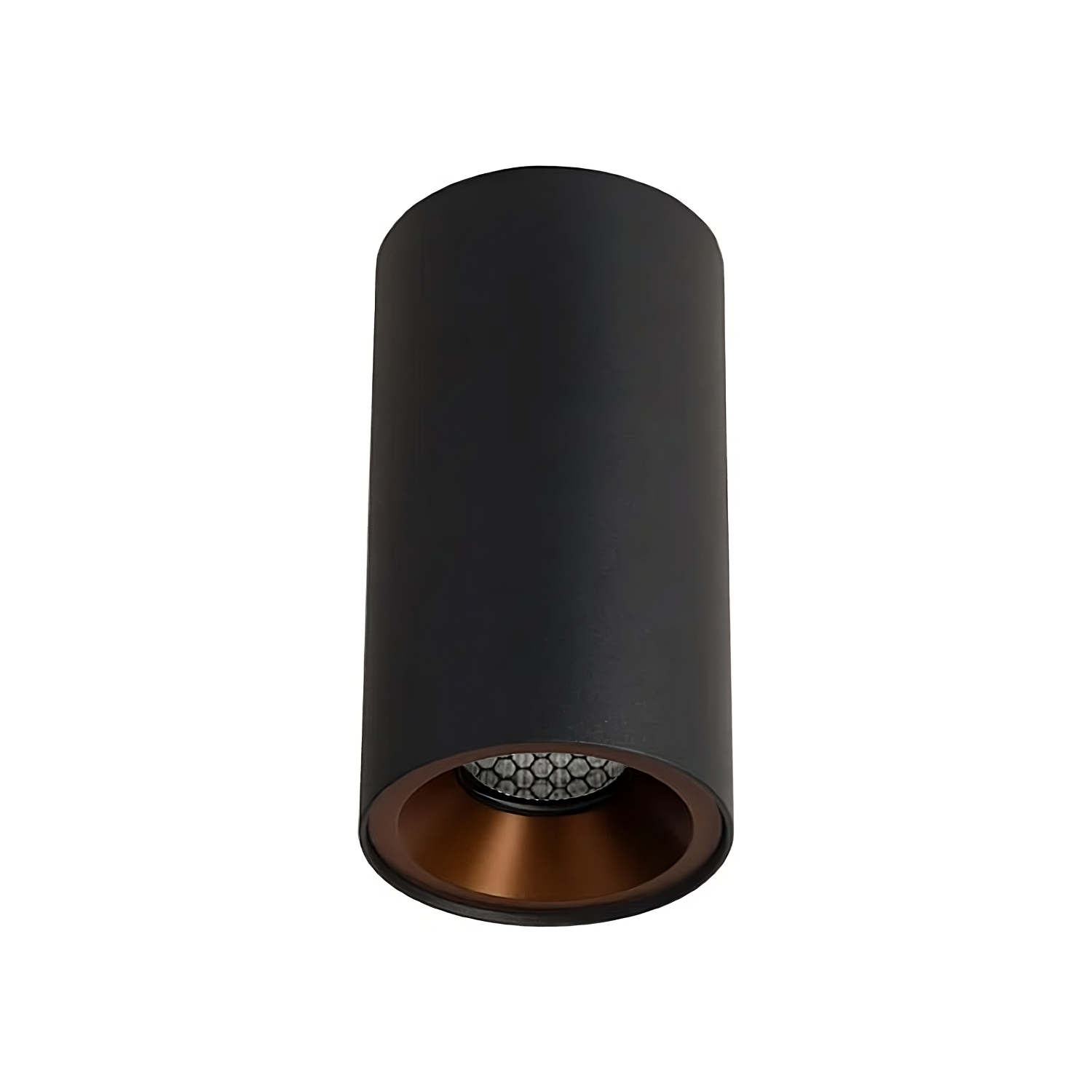 Product image of Zela Surface Mount with Honeycomb Lens Black with Bronze Inner