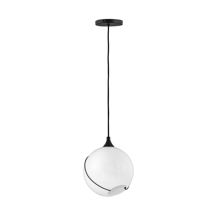 30303BLK-Black-Pendant-with-White-Glass