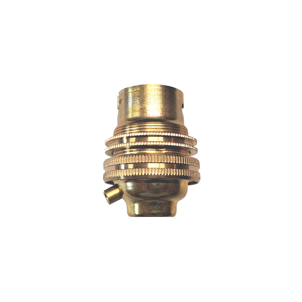 Product image of B22 Brass Lampholder for 13mm Thread