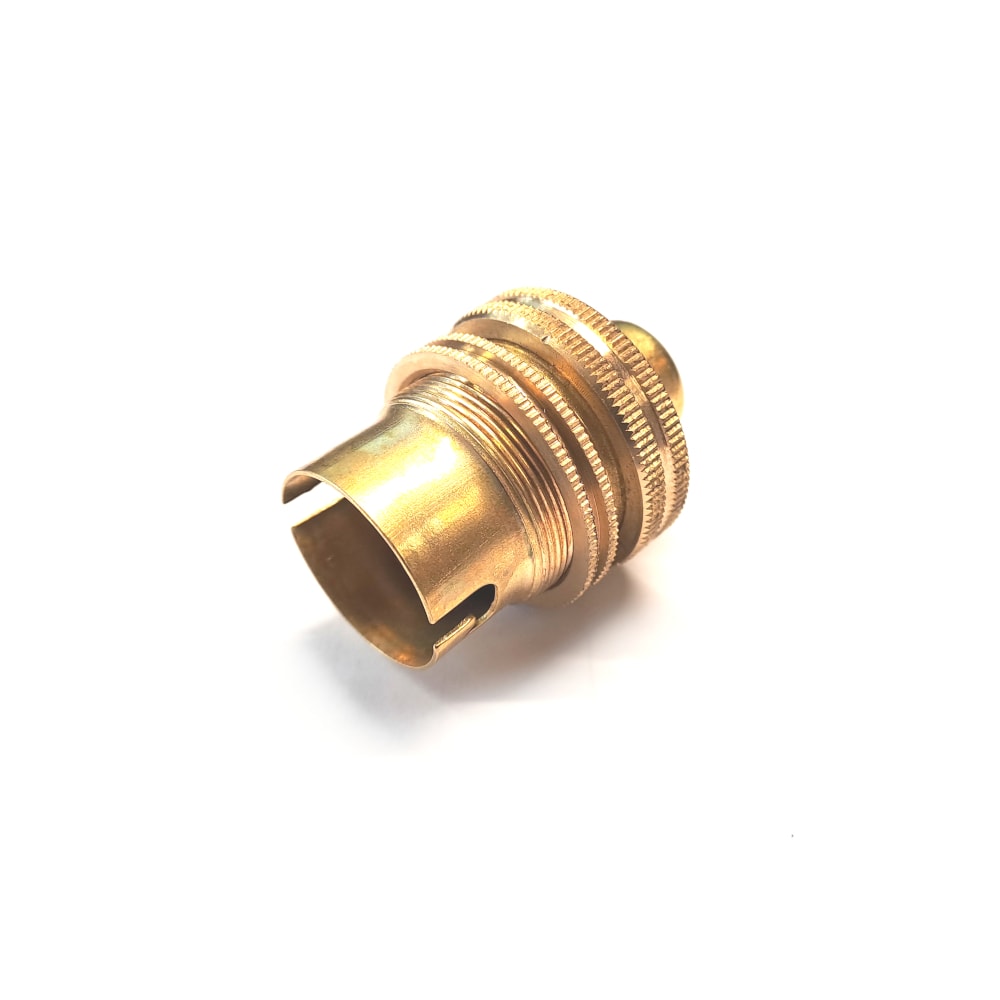 Product image of B22 Brass Lampholder for 10mm Thread