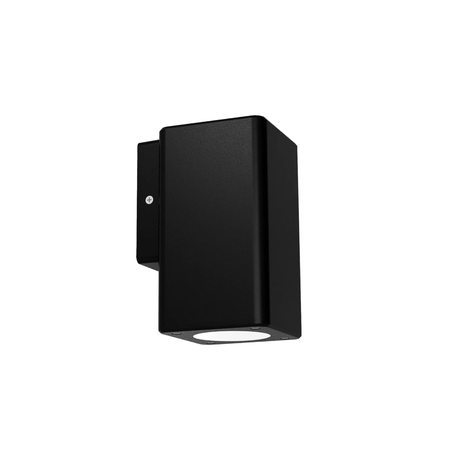 Poliluxe Square Black Wall Down Light Small