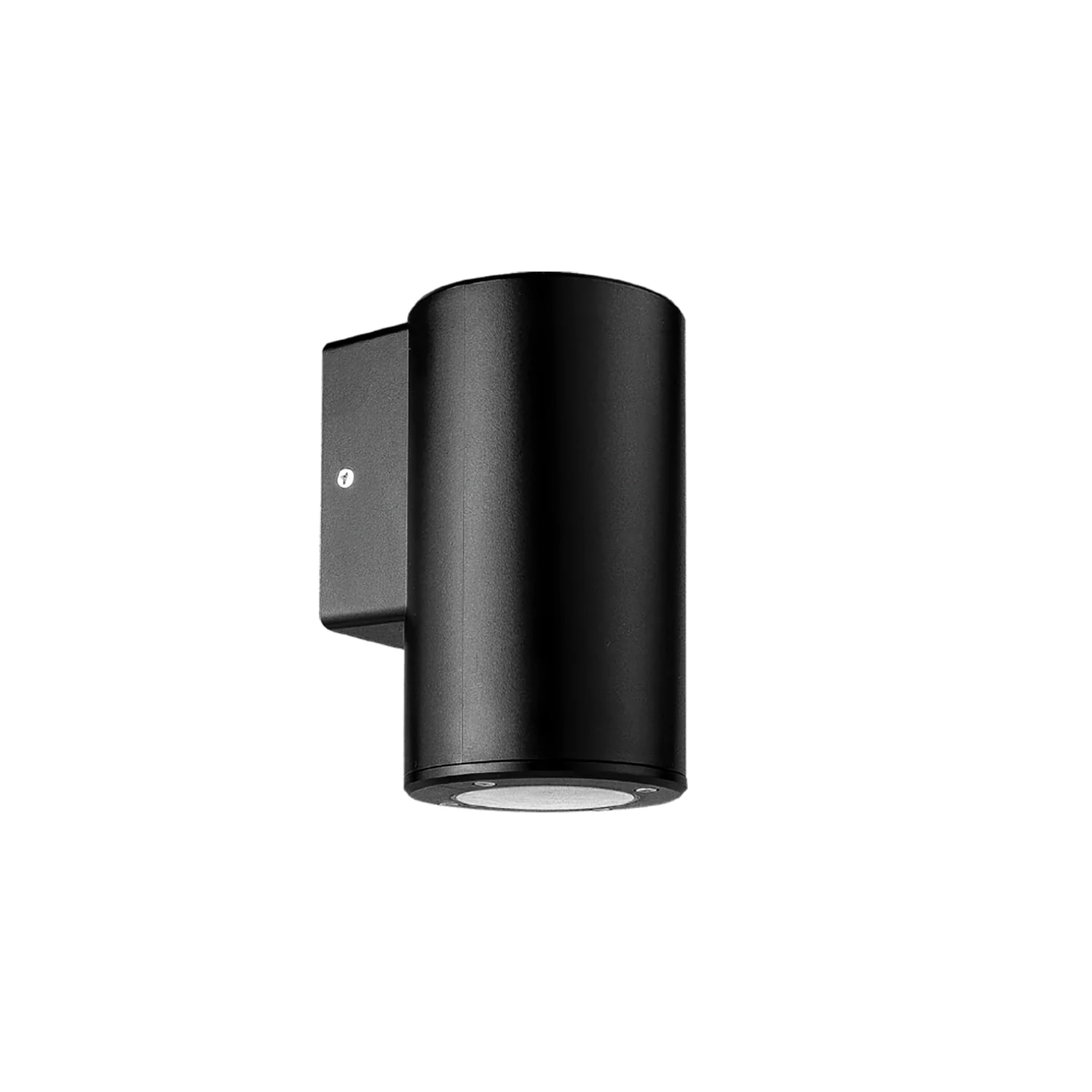 Poliluxe Round Black Wall Down Light Small