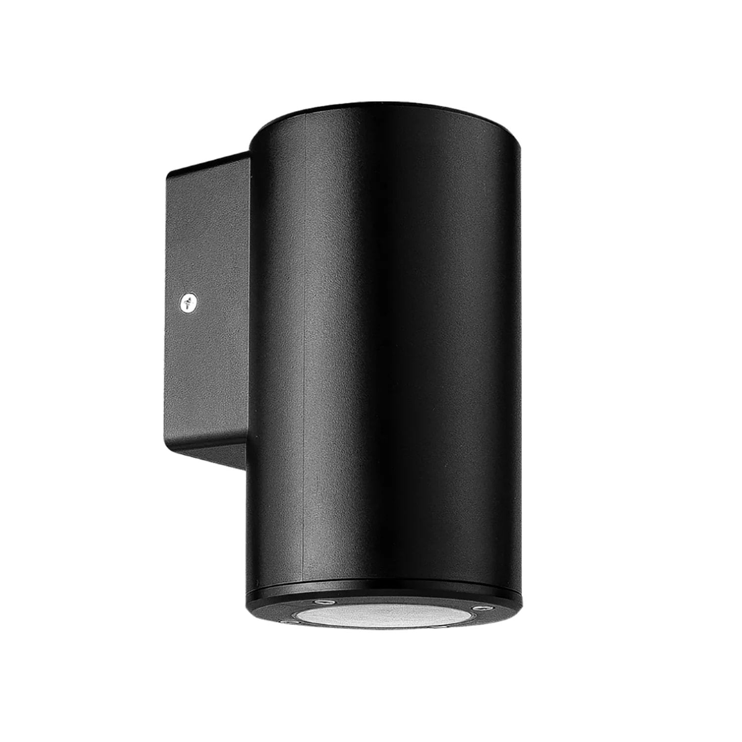 Poliluxe Round Black Wall Down Light Large