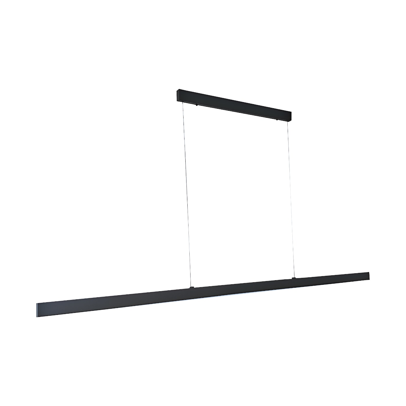 LS2555P Mox Black Linear Up and Down Pendant for Kitchen Islands