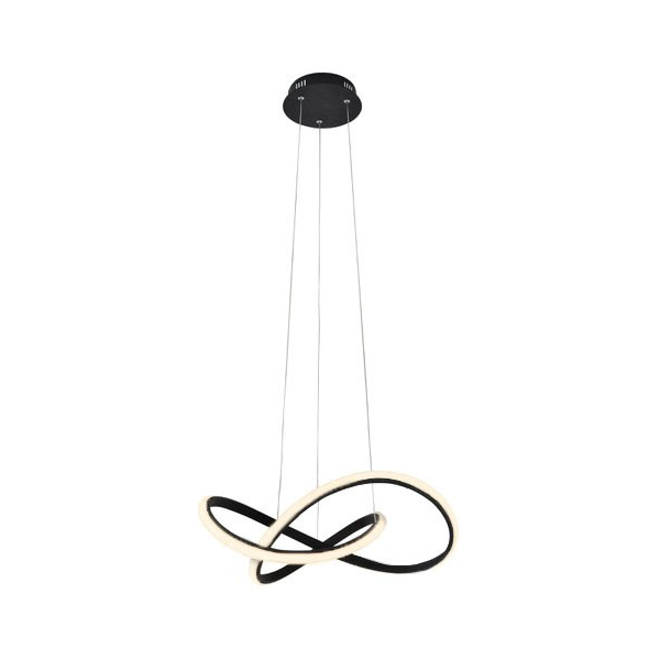 Product Image of cossata black led pendant with acrylic lens