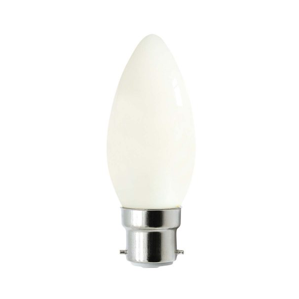 BC Candle 4W Dimmable LED Lamp with Frosted Glass