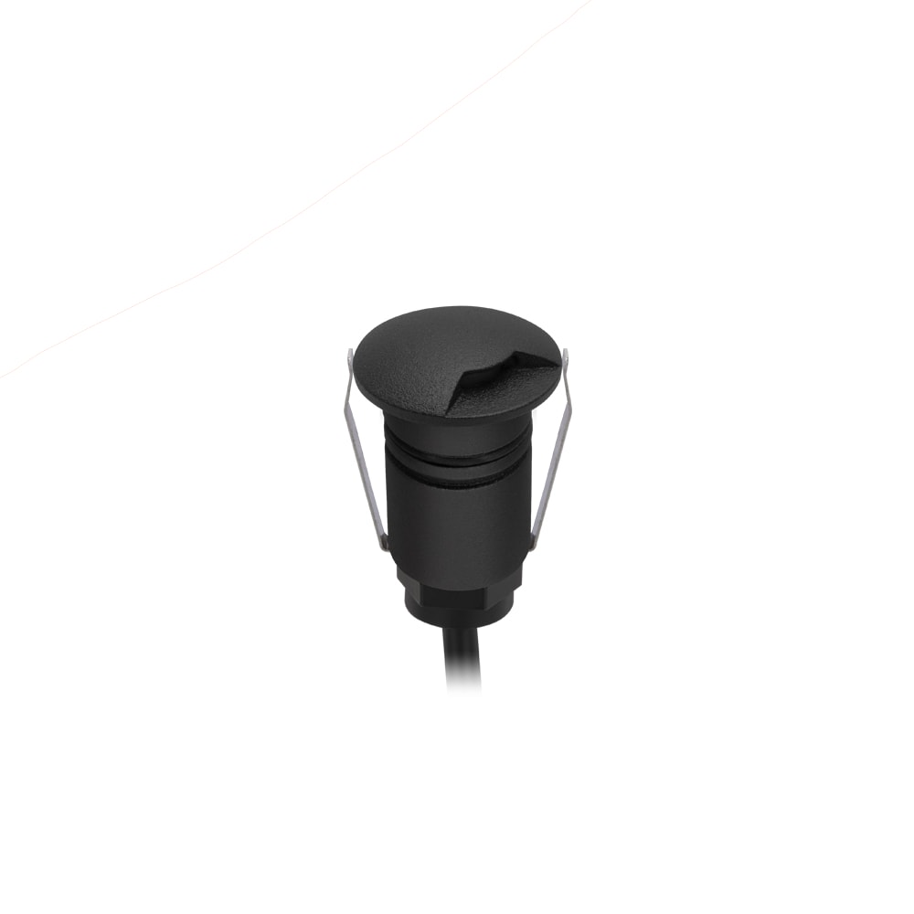 Product image of X27 Raydux Mini Facetted Deck Light 1-Way 1W LED Black