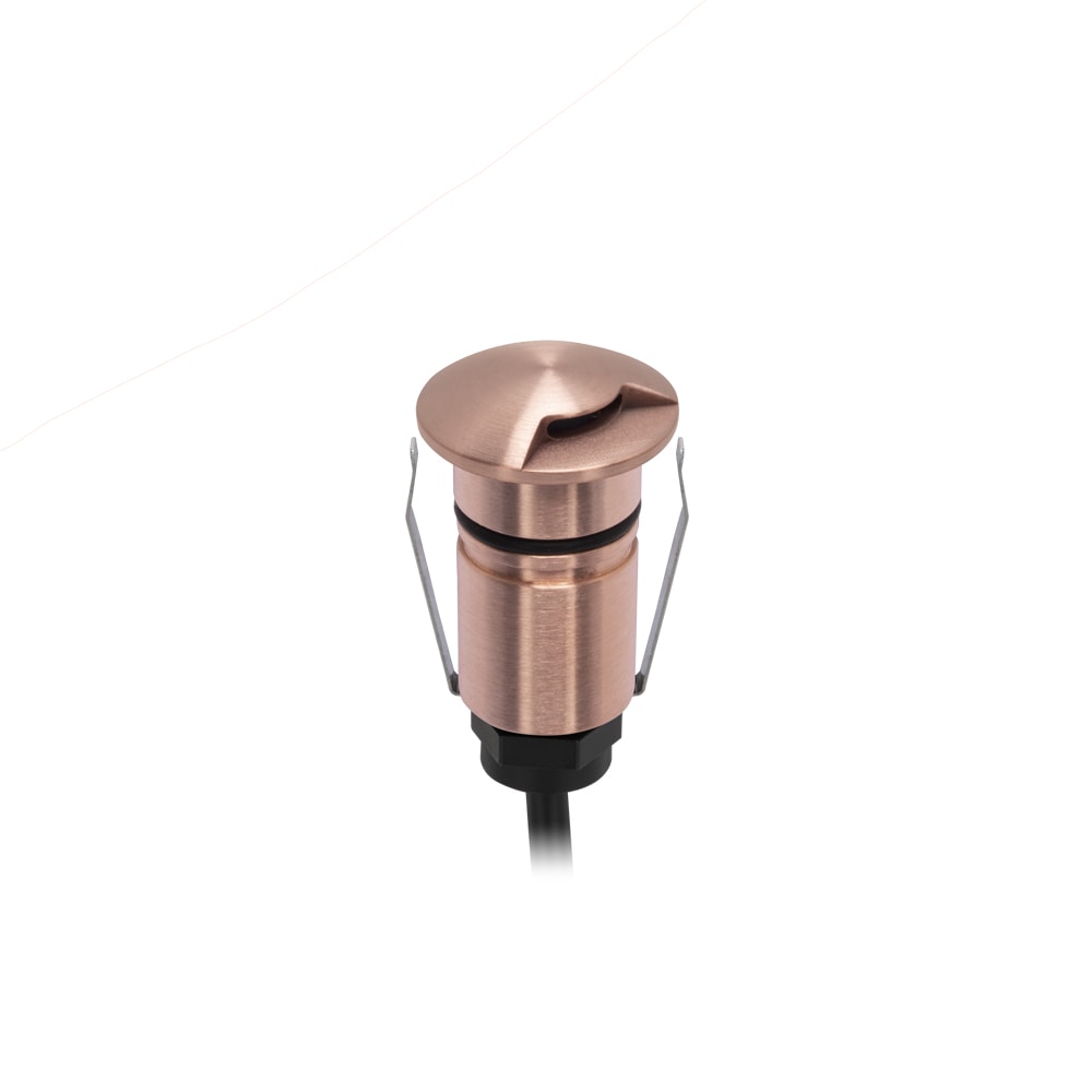 Product image of X27 Raydux Mini Facetted Deck Light 1-Way 1W LED Copper