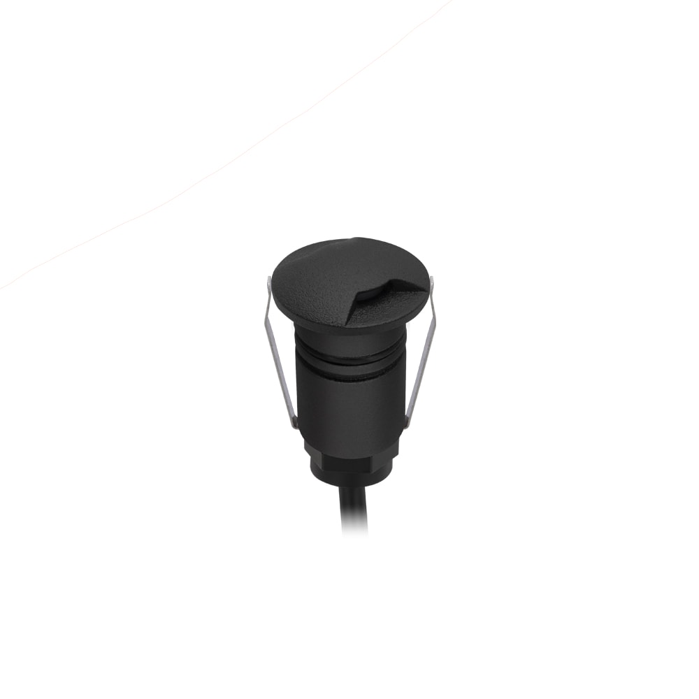 Product image of X28 Raydux Mini Facetted Deck Light 2-Way 1W LED Black