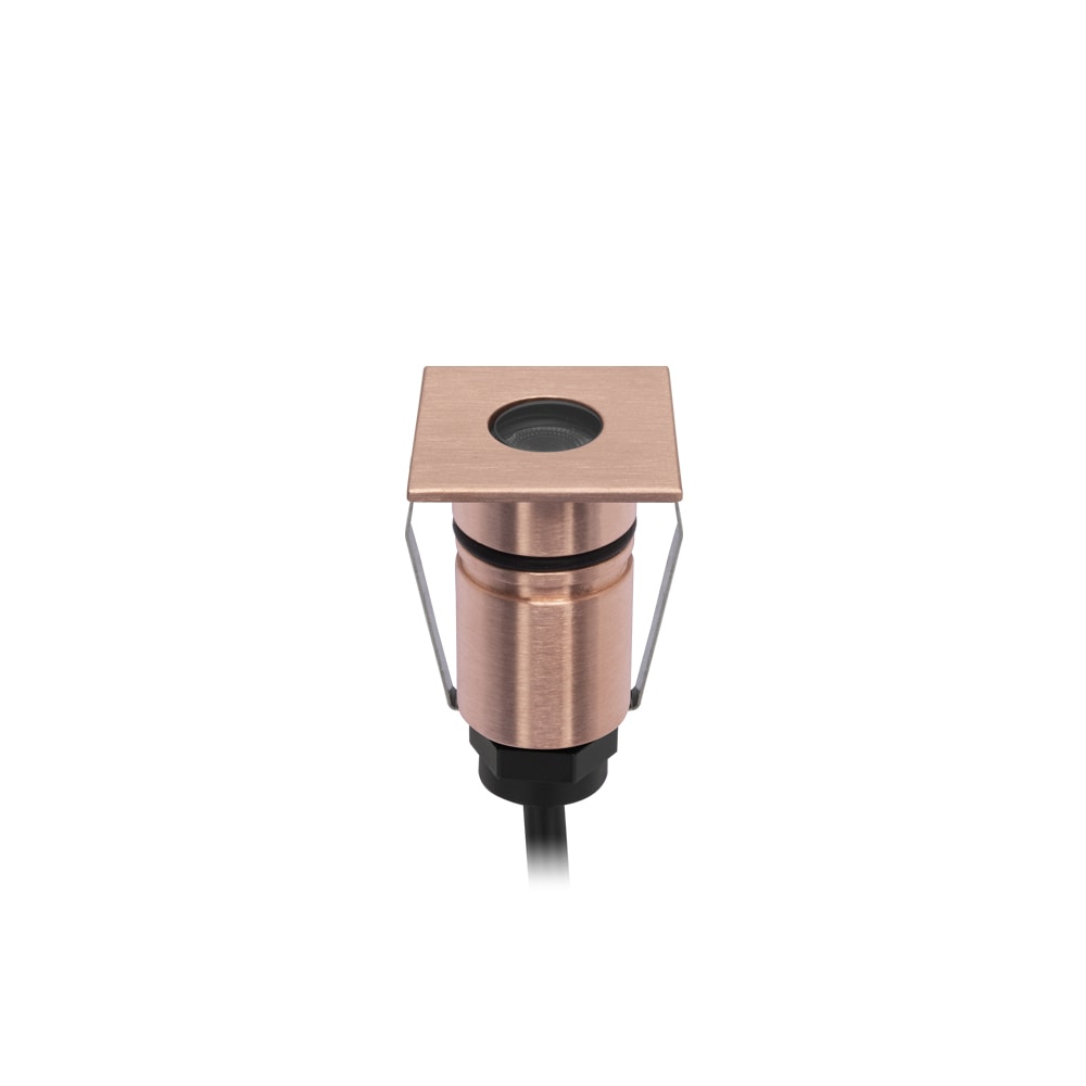 Product image of X31 Raydux Mini LED 1W Square Outdoor Deck Uplight Copper
