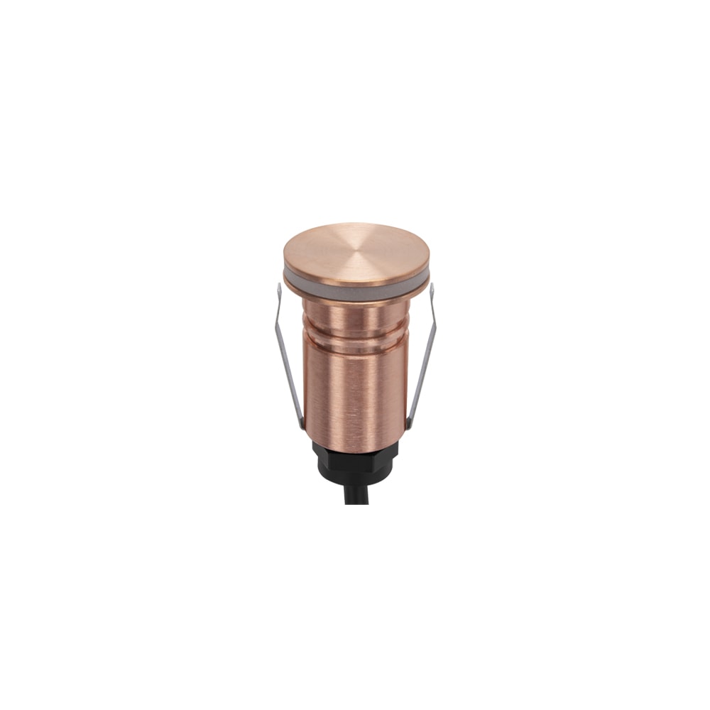 Product image of Raydux Mini Halo Inground Deck Light Copper