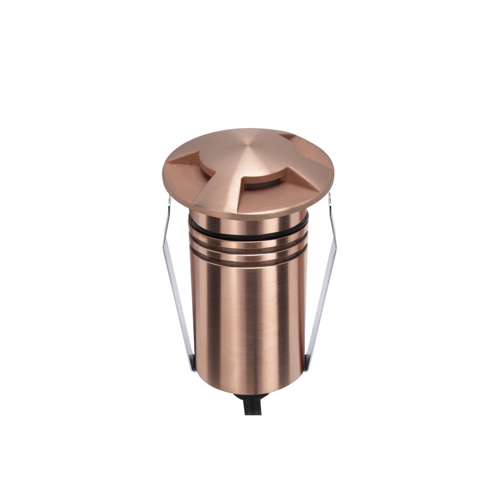 Product image of X59 Mariner Facetted Deck Light 3 Way Copper