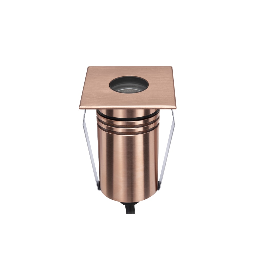 Product image of X61 Raydux LED 2.5W Square Outdoor Deck Uplight Copper