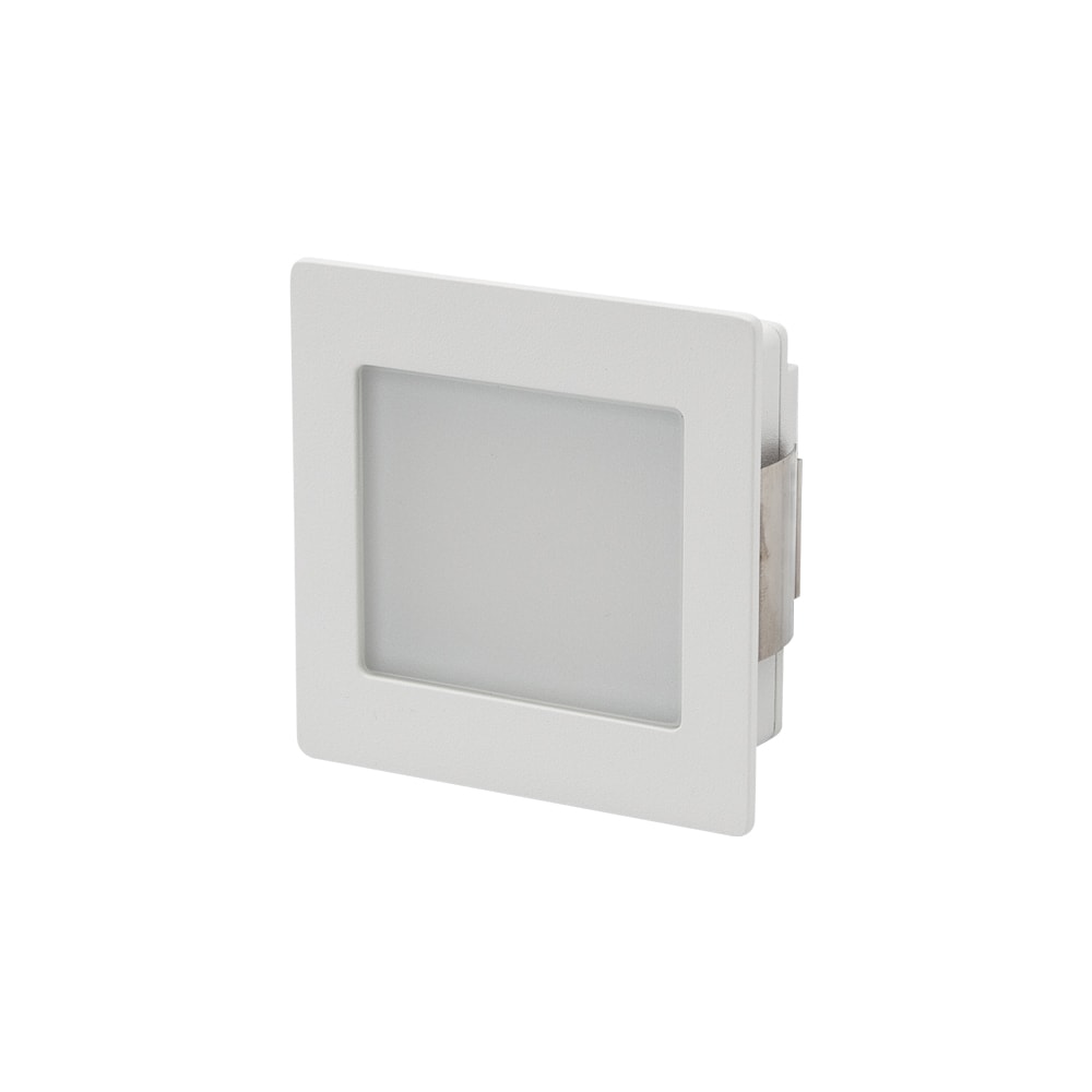 Product image of White Square LED Stairlight with Frosted Glass