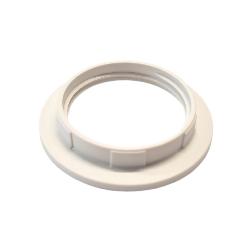 Product image of White E27 Skirt Ring for E27 Lamholders