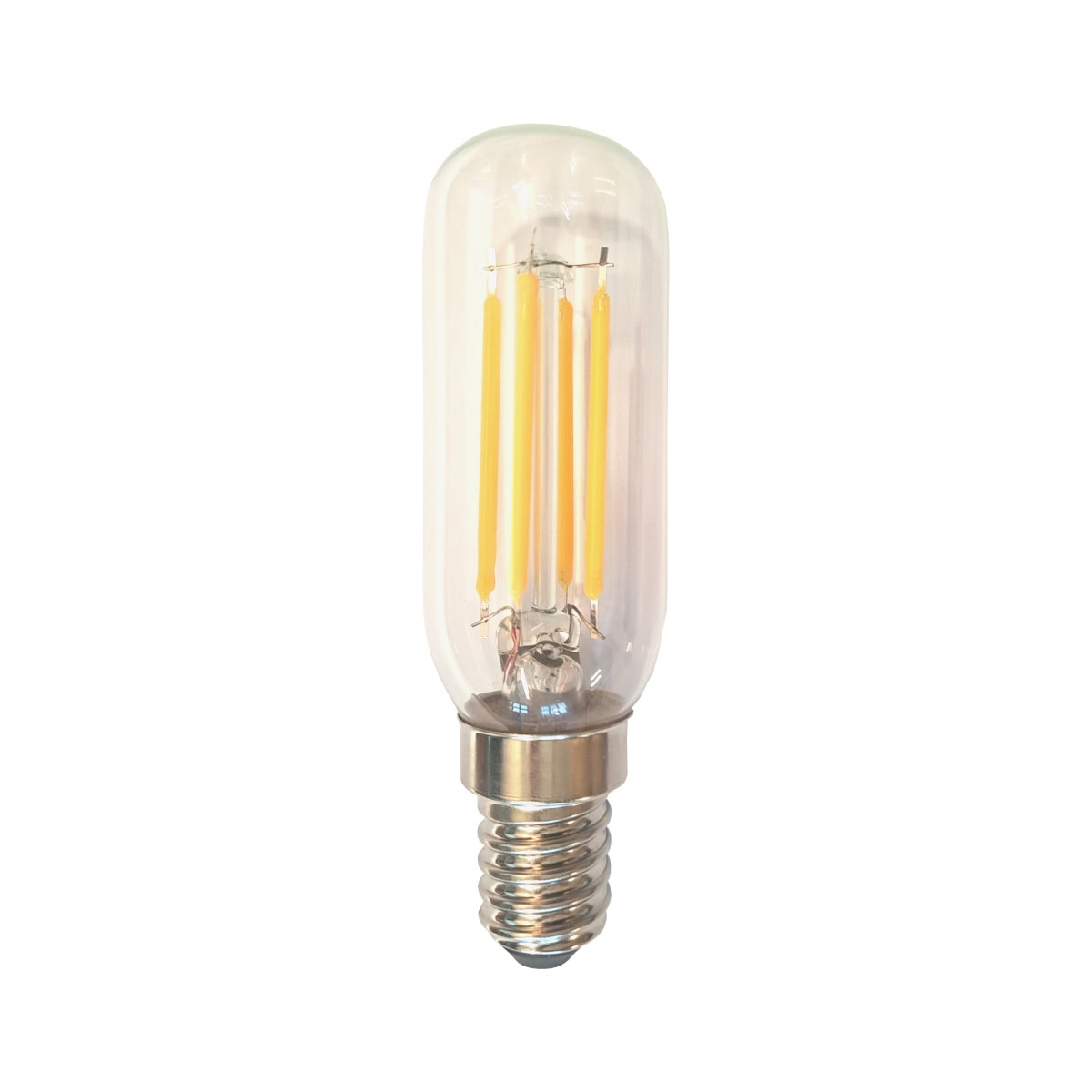 Product image of e14 t26 tubular led 4w lamp with clear glass