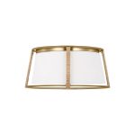 Cortes Ceiling Light 345mm with Rattan Details