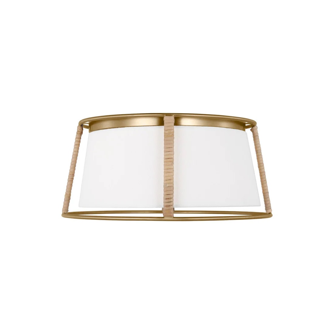 Cortes Ceiling Light 345mm with Rattan Details