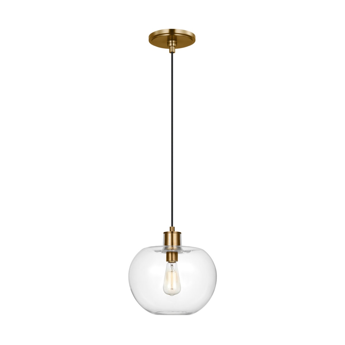Product image of Mela Mini Pendant brass with clear glass