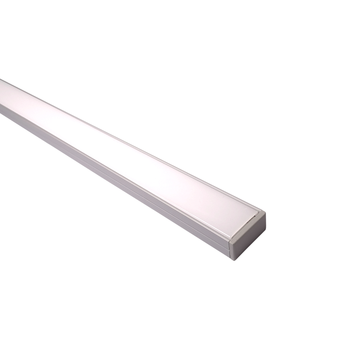 LXT01 Shallow Aluminium Extrusion with Diffuser