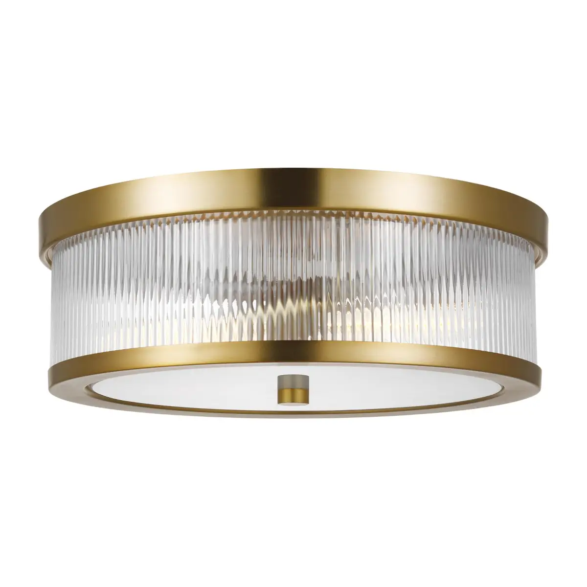 Product image of Geneva Brass Ceiling Light with Clear Glass