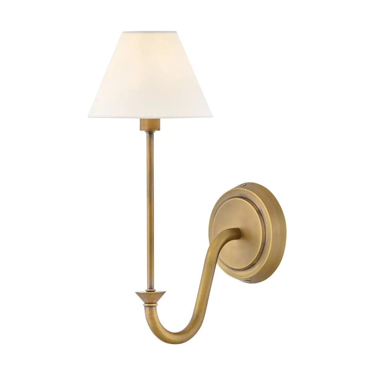 Product image of Greta Brass Wall Sconce with Glass